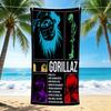 1Pc Gorillaz Virtual Band Evolution Beach Towel Quick Dry Multiuse For Beach Pool Gym Yoga Home Travel Christmas Halloween Xmas Gift N187
