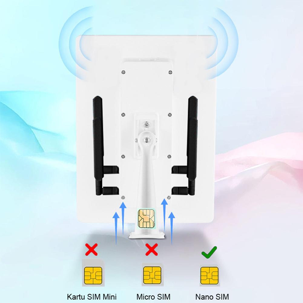 Solar Powered 4G LTE WiFi Router 15W 25600mAh 4G LTE Modem Router IP66 Waterproof WiFi Hotspot for Outdoor Camera Etc