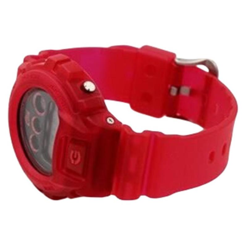 

CASIO xCLOT Mr. Chen co-branded model 1st first generation co-branded G-SQUAD series G-SHOCK series electronic movement resin strap men DW-6900CL-4DR чорний