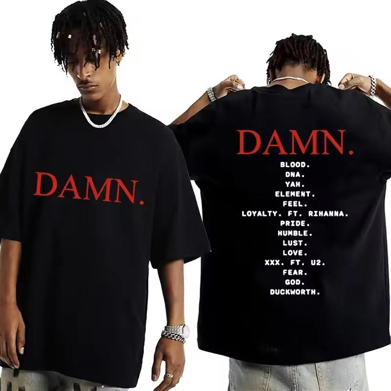 

Kendrick Lamar Good Kid Rapper Tshirt for Men Women 2026 Summer Luxury Hip Hop Pattern Cotton Tshirt High Quality Casual Wear S