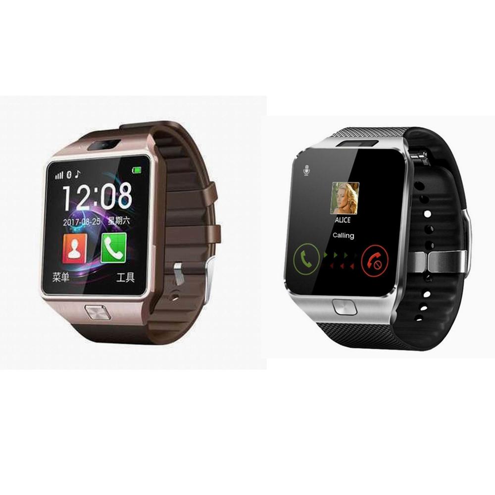 DZ09 Smartwatch Herren Damen Voll-Touchscreen Sport Wasserdicht Schrittzähler Smartwatch Mit Sim-Karte Android Uhr Verbunden Whatsap