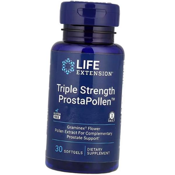 

Комплекс для мужского здоровья, Triple Strength ProstaPollen, Life Extension 30гелкапс (71346035) 30softgels