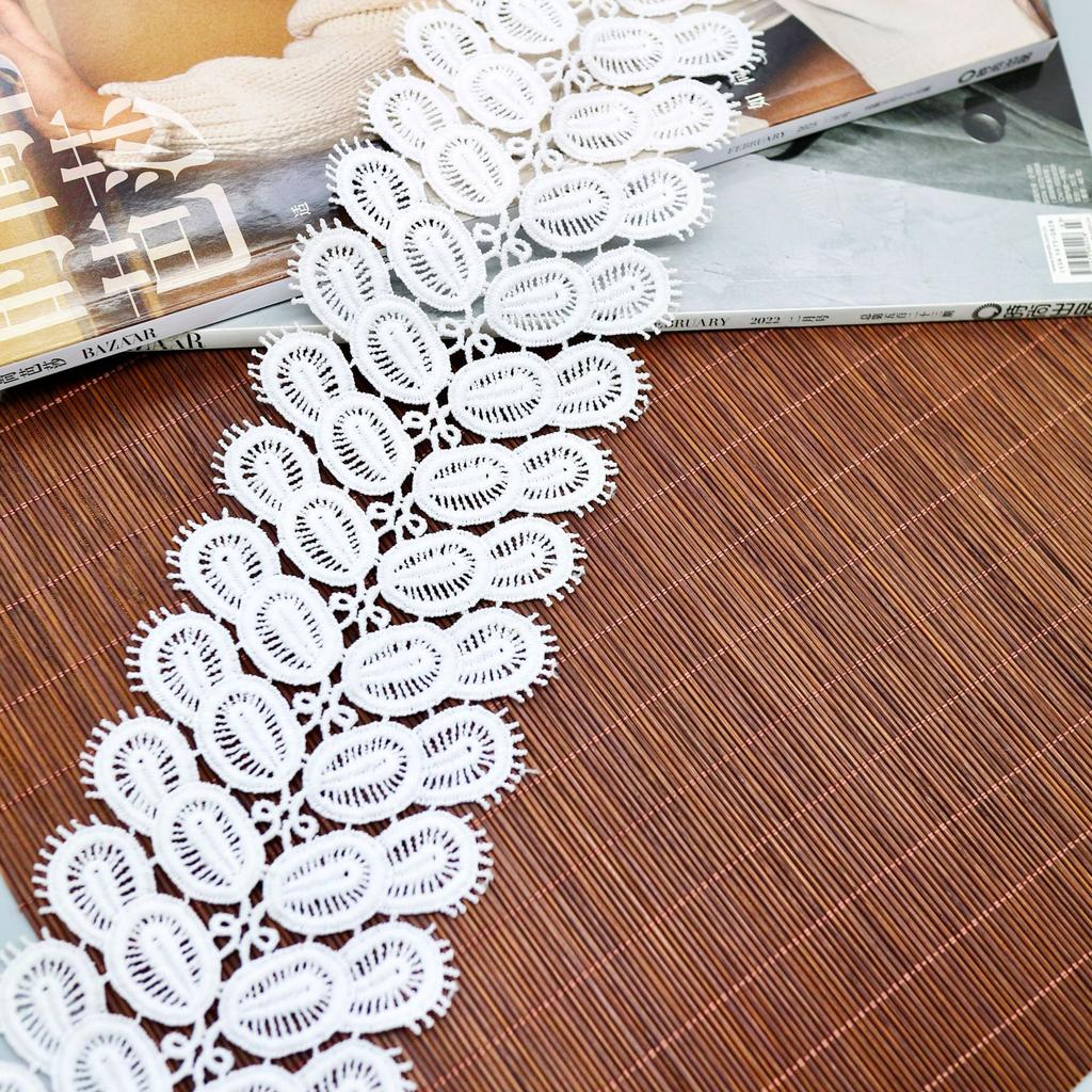 Embroidery Milk Silk Feather Eyelashes Water Drop Lace Lace, Home Soft Decoration Materials Diy Clothing Accessories