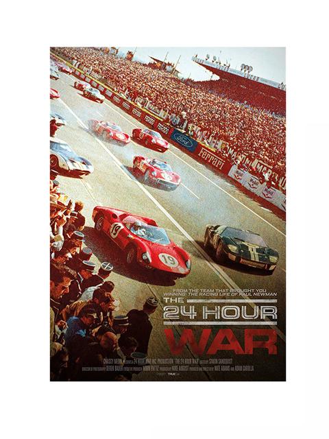 Solid Wood Frame 24 Hours Of Le Mans Original Race Car Poster Print On Canvas Wall Art Painting Picture For Living Room Home Decoration