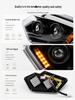High Brightness LED Headlight Assembly with Turn Signal for Xubang Tricycle