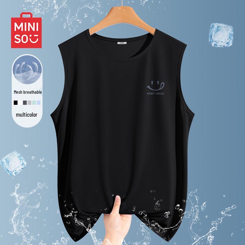 MINISO Men's Quick-Dry Cooling Sleeveless T-Shirt