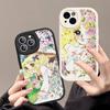 Manga Candy Phone Case For IPhone 16 15 14 13 12 11 Pro Max Plus Leather Soft Cover