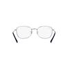 Ray-Ban RX6497 Eyeglasses Silver Frame Optical Demo Lens Glasses for Men and Women