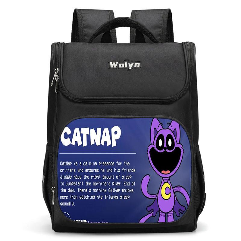 Stylish Catnap Poppy Playtime Backpack Unisex Oxford Cloth Daily Use