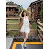 White Dress Women's Summer New Neck Sling French Small High-end Sense Thin Hip-wrapped Short Skirt