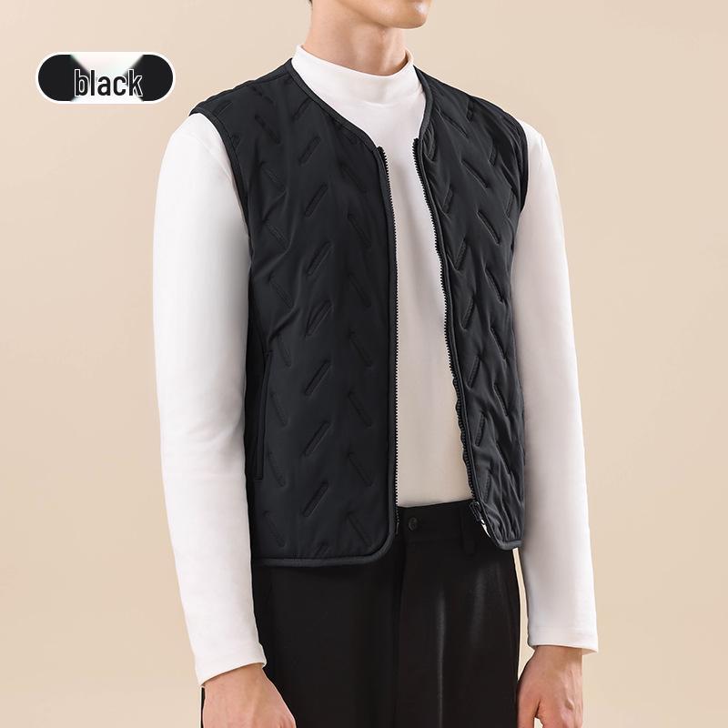 Unisex Väst i Ull och Fleecefoder: Vindtät, Varm och Trendig för Höst & Vinter