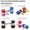 1pair R134A AC Auto Freon Air Condition Adapter Refrigerant Adjustable Quick Coupler High Low Connector Manifold Gauge Set