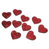 10PCS Red Heart Patch DIY Sewing Cotton Ironing On Patch Embroidered Applique for Sewing Wedding
