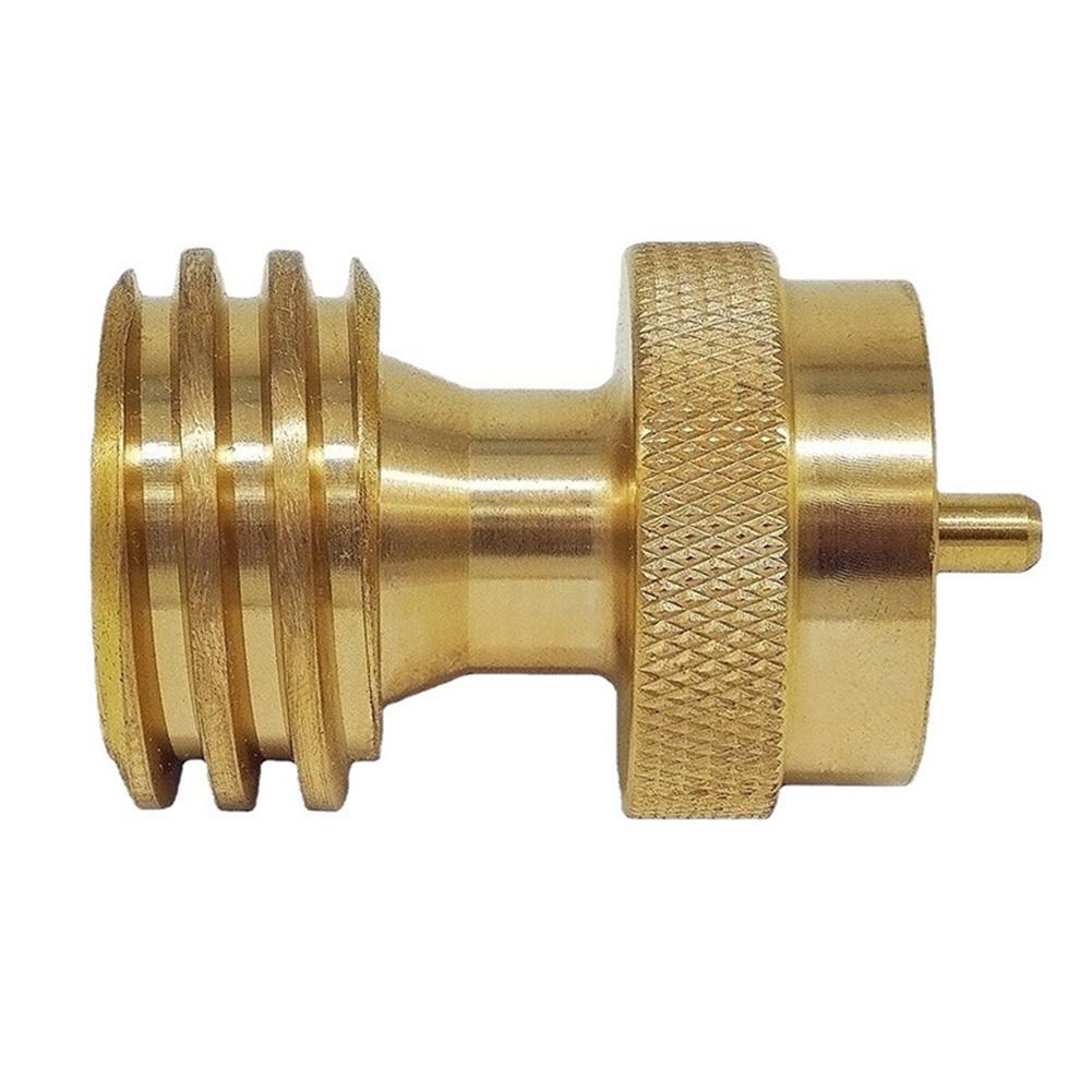 Propane Tank Adapter Converter Hook Up 20lb To 1lb for Small Propane Tanks Suitable for BBQ Grill and Camping Use