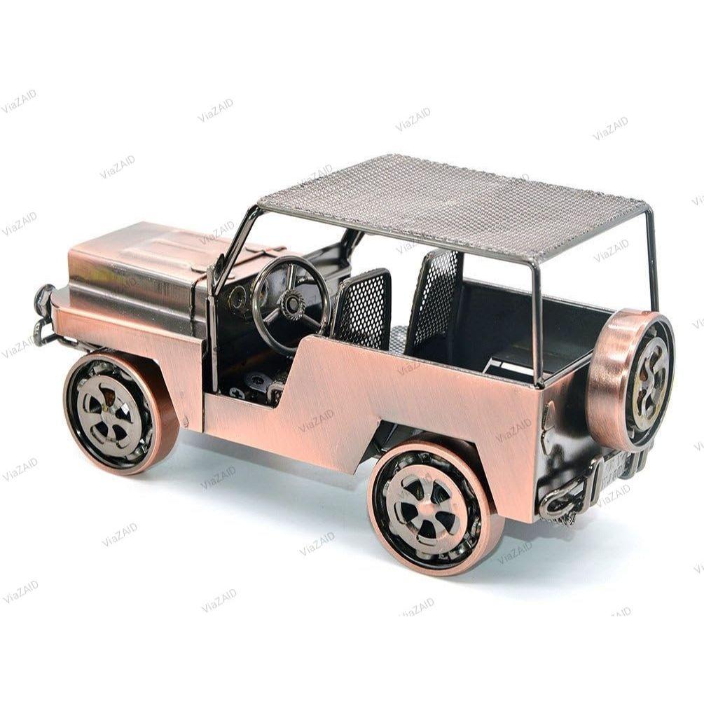 Metal Antique Vintage Car Model Handcrafted Collections Collectible Vehicle Toys for Bar or Home Decor Decoration