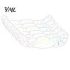 Water Transfer Makeup Patches 6Pcs Holographic Freckle Stickers, Shimmer Temporary Face Tattoos with Waterproof Easy Application Transfers Adhesive,