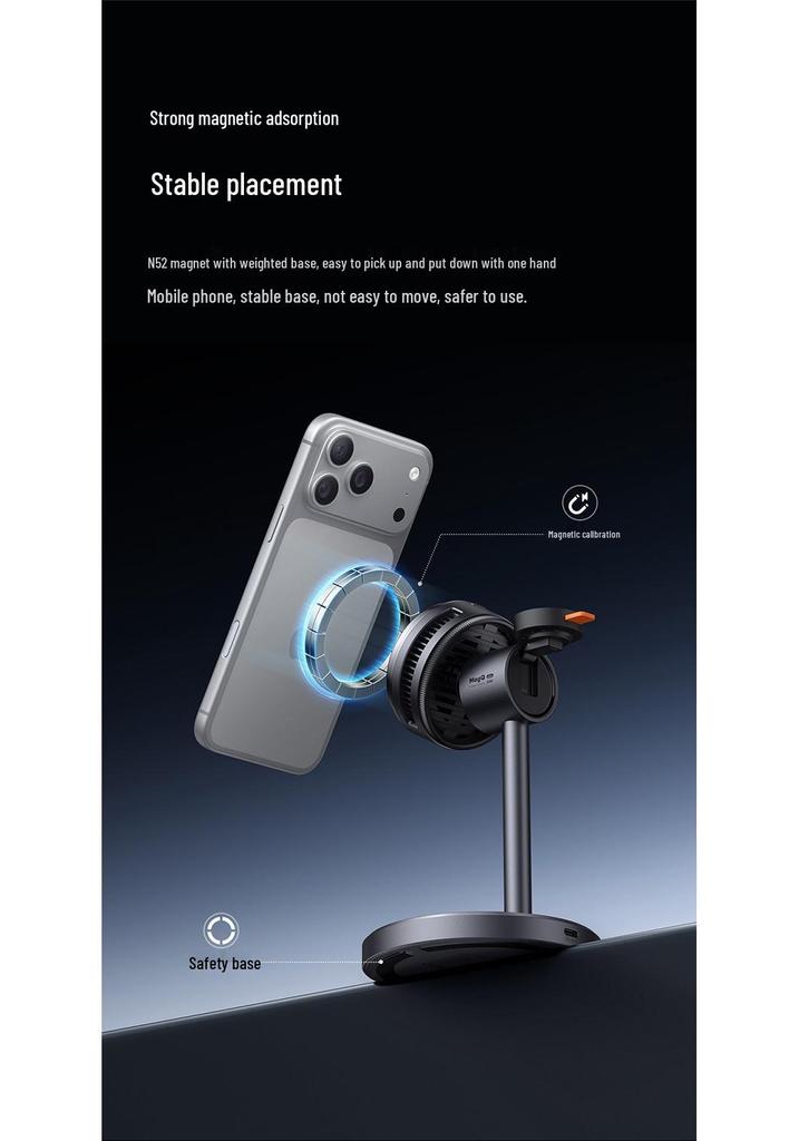 Mai Duo Duo 3-in-1 Wireless Magnetic Charging Stand with 25W Fast Qi2 Charging & Semiconductor Cooling for Phone, Watch, and Earbuds.