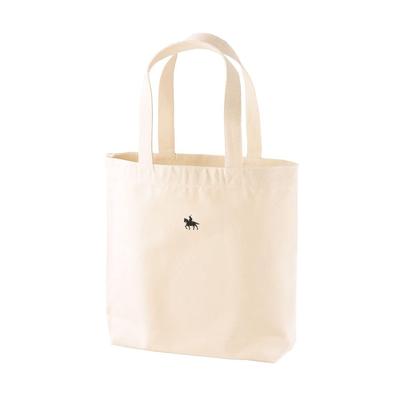 Domain Equestrian Tote Bag Canvas A4 Bag Eco Bag Large Large Capacity Lightweight Handbag 1508 [Sendai "Date Masamune" Statue] (Natural)