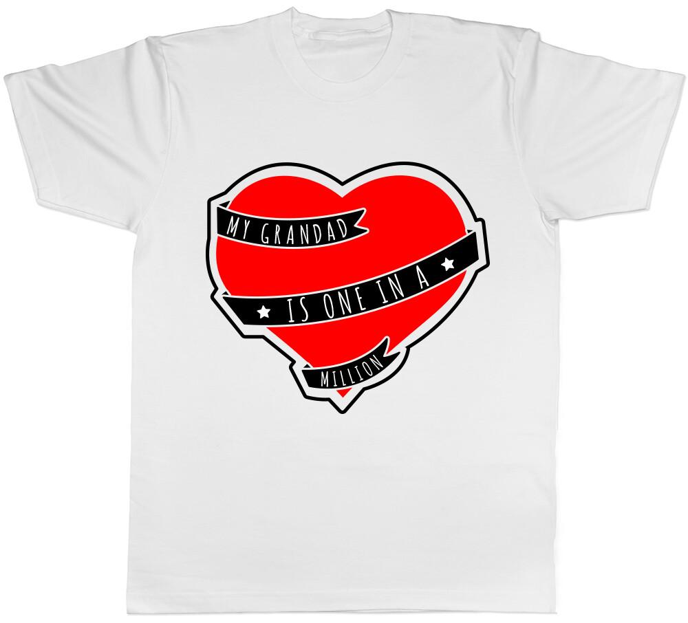My Grandad is One in a Million Mens T-Shirt Tee XXL