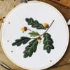 1 buc Model de Plantă Verde Broderie DIY Kit Artizanal din Pânză Ac și Ață Creative pentru Artizanat