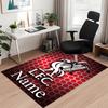 Custom Name Liverpool Football Club Printed Carpet Rug For Office Chair Living Room Bedroom Kitchen Room Decor Gifts