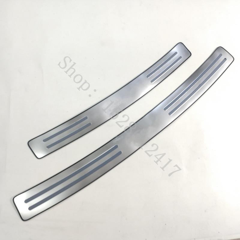 Per VW Volkswagen Golf 6/Golf 7 2010~ Acciaio Inossidabile Protezione Paraurti Posteriore Portiera Soglia Bagagliaio Piastra Battitacco Finitura Accessori Auto