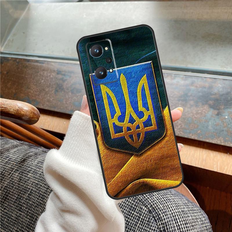 Ukraine Flag Case For Realme 12 Pro Plus 10 11 13 14 C63 C61 C55 C51 C53 C25 C65 C67 C71 C75 GT6 GT7 Pro