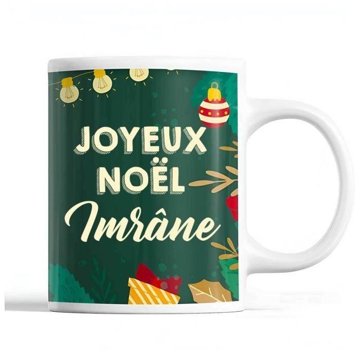 Mug - Noël Imrâne - Ceramic - Printed Front/Back - 325 Ml - Secret Santa Gift