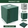 Tote Cover Water Tank Container Cover Sunshade Protective Tote Dustproof Protective Cover for Lawn Rain Against Strong Winds