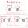 Bicycles Oil Cylinder Lid Bolts Set Fixed Screw Alloy Bicycles Hydraulic Brake Bolts Set For Bicycles Brake Lever Disc