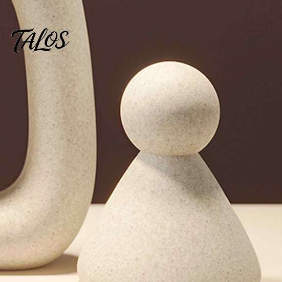 Abstract Family Figurine of Three Sculpture, Resin Figurine, Modern Minimalist Smooth Line Crafts Home Office Decor for TV Cabinet Entryway,