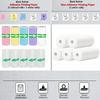 20Pack Mini Printer Thermals Paper Roll 57x25mm SelfAdhesive Sticker Labels BPAFree for Kids Crafts DIY Printing