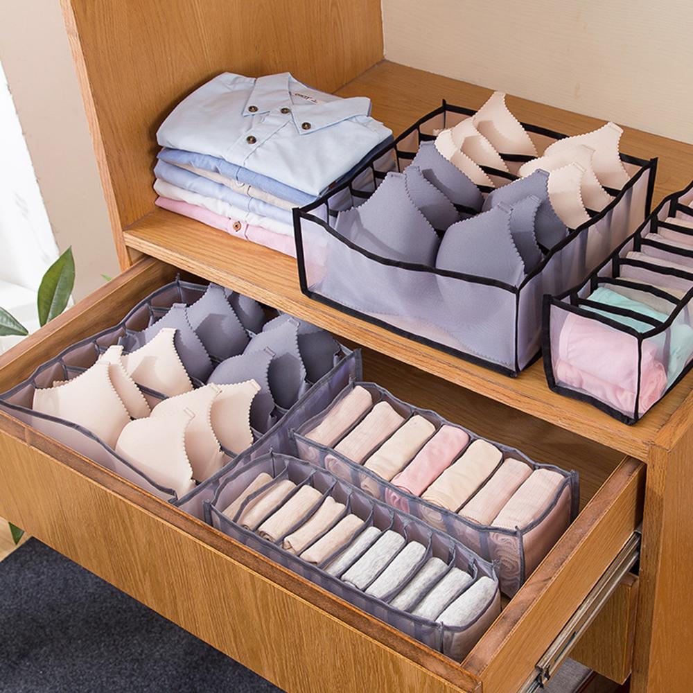 7-layer Underwear, Bra and Sock Storage and Organization Box, Mesh Storage Box, Drawer-type Wardrobe Storage Box