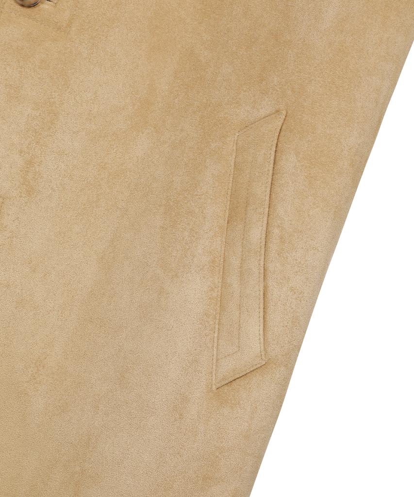 Sunday Fruit Market Market Faux Shearling Jacket Beige