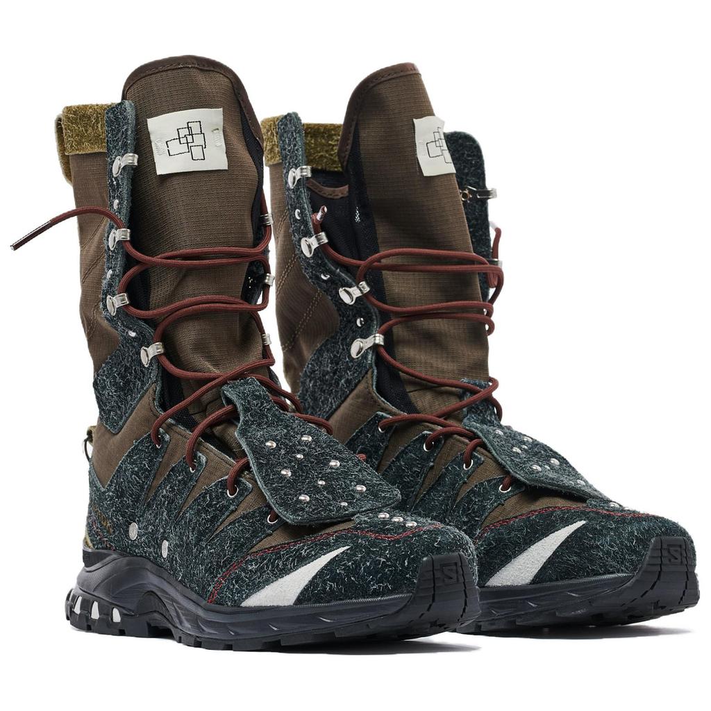 SALOMON The Broken Arm X  XA Jungle Durable Non-Slip Soft Comfortable Mid-Calf Outdoor Boots Unisex Boots Black 477208