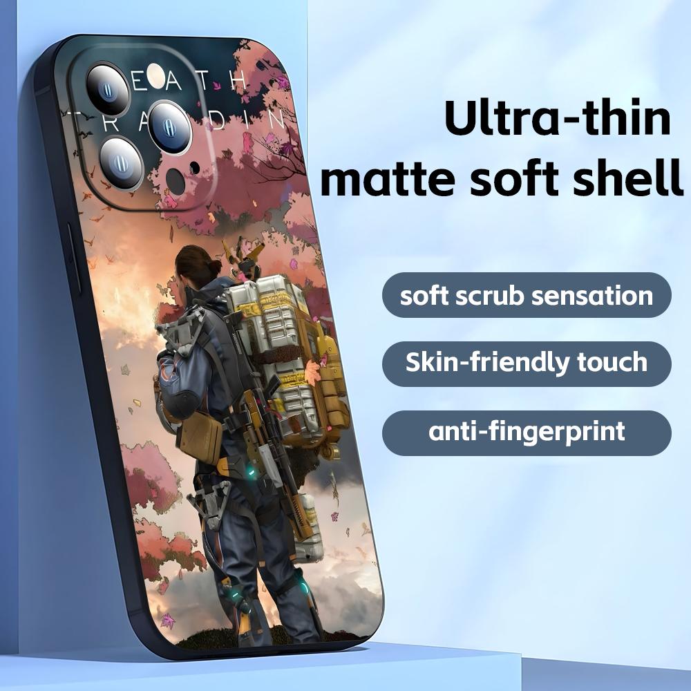 HOT GAME Death Stranding   Phone Case For iPhone17 16 16e 15 14 13 12 11 Plus Mini Pro Max Soft black Shockproof Cover