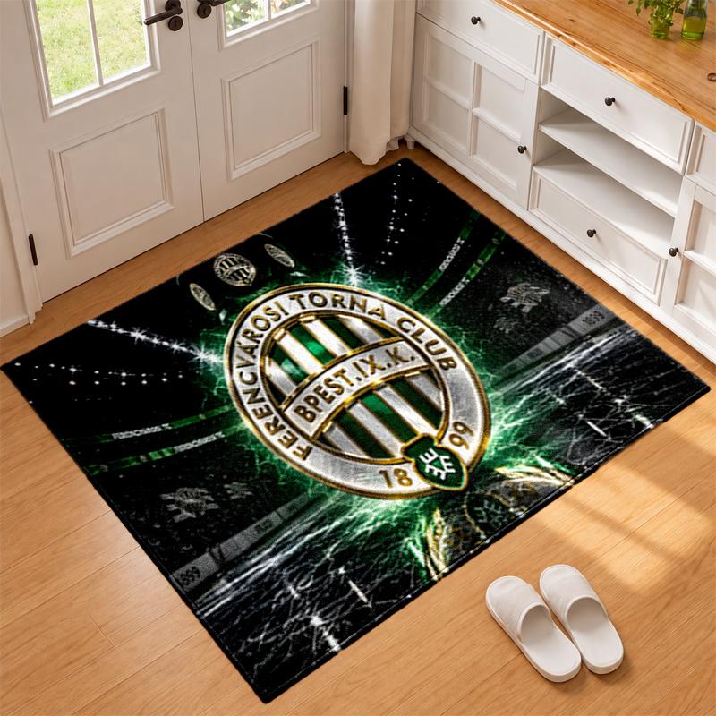 Ferencvarosi TC Carpet Door Mat for Living Room or Bedroom Protective Mat Under Chair Office Decoration Christmas Gift Birthday Present