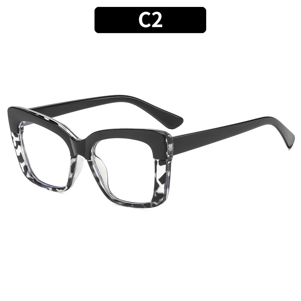 Classic Square Anti Blue Light Glasses Reading Books Glasses Splicing Presbyopia Prescription Glasses Computer Eyeglasses