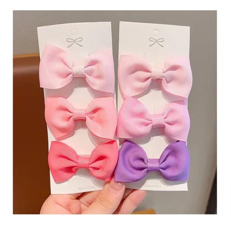 10 Teile/satz Baby Mädchen Haar Clips Candy Farbe Bowknot Kinder Haarnadeln Haarspangen Süße Prinzessin Kinder Infant Kopfbedeckungen