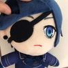 Black Butler Ciel Phantomhive Smile Plush Doll 20cm Sebastian·Michaelis Cute Soft Stuffed Pillow Birthday Gift Cosplay