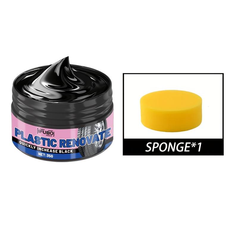 

Крем для восстановления пластика салона автомобиля, воск для блеска приборной панели, шин и бамперов, идеальный выбор для транспортных средств, долговременный эффект. чёрный