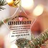 "One Special Gift" Christmas decoration for granddaughters, perfect for birthdays and New Year.