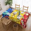 Pikmin Customized Rectangular Tablecloth Oilproof Table Cover for Festival Party Decorations Table Cloth