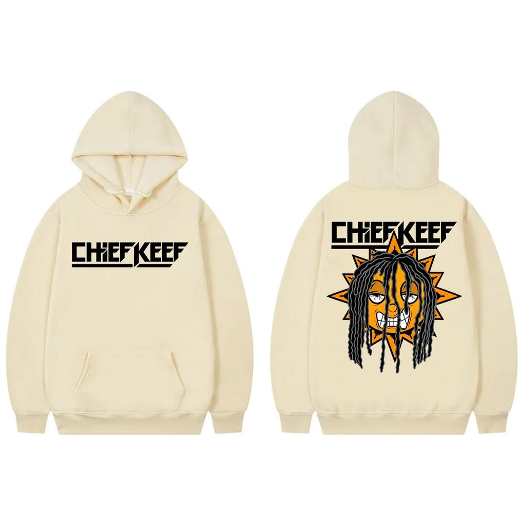 Rapper Chief Keef Tour 2026 Hoodie High Quality Fashion Oversized Pullovers Unisex Hip Hop Vintage Long Sleeve Sweatshirts