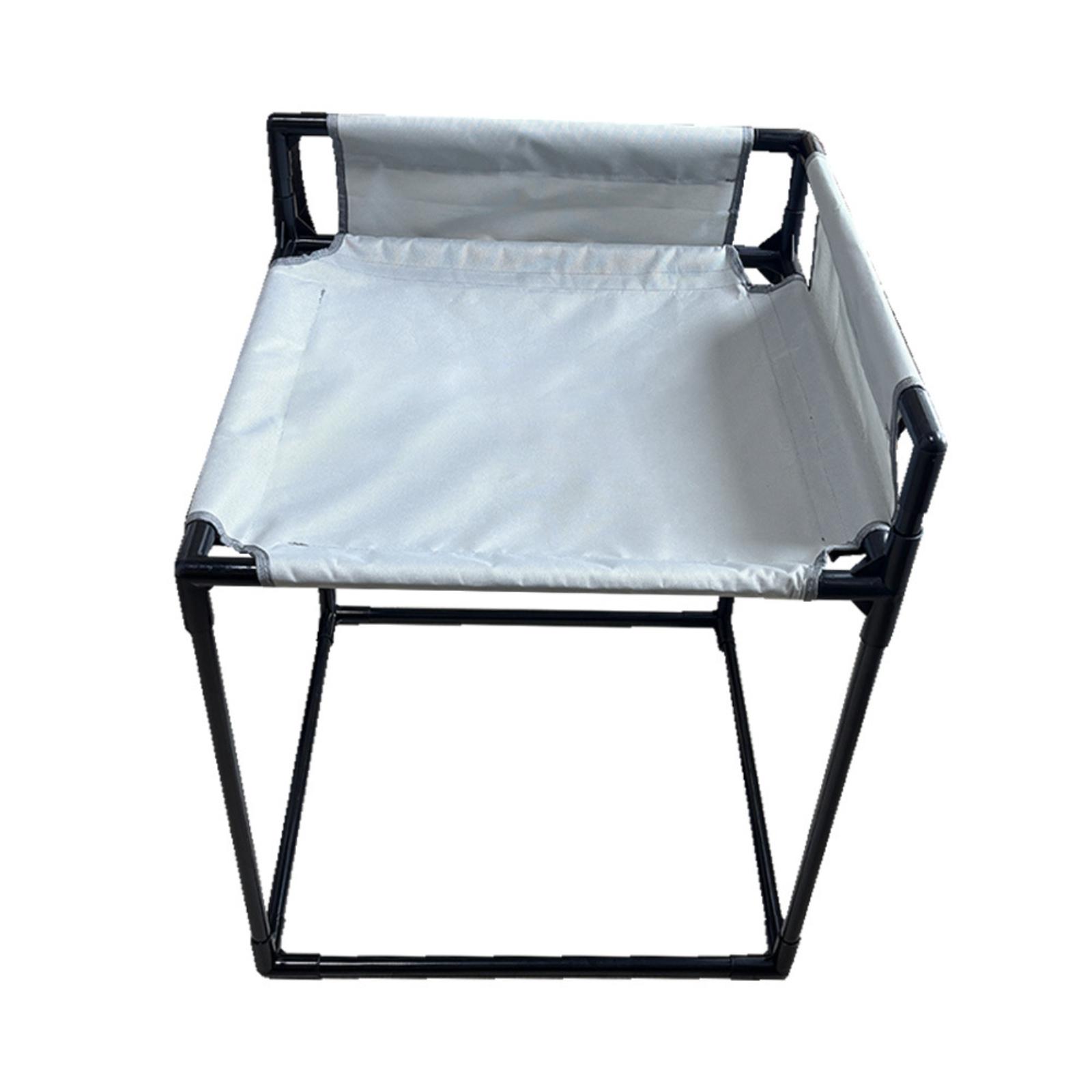 Bed-Edge Pet Bed Metal Frame Raised