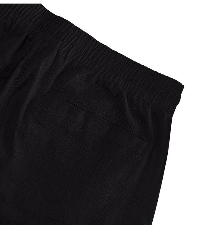 American Amekaji Outdoor Tactical Men's Bamboo Linen Casual Summer Beach Shorts