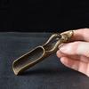 Tea Scoops Shovel Copper Wall Street Bull Coffee Black Tea Spoon Powder Teaspoon Teaware Chinese Tea Ceremony Accessories 1pcs
