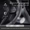 Genuine Leather Hand-Stitched Steering Wheel Cover for Honda Civic, Accord, CRV, HR-V, Fit, and Guandao Models
