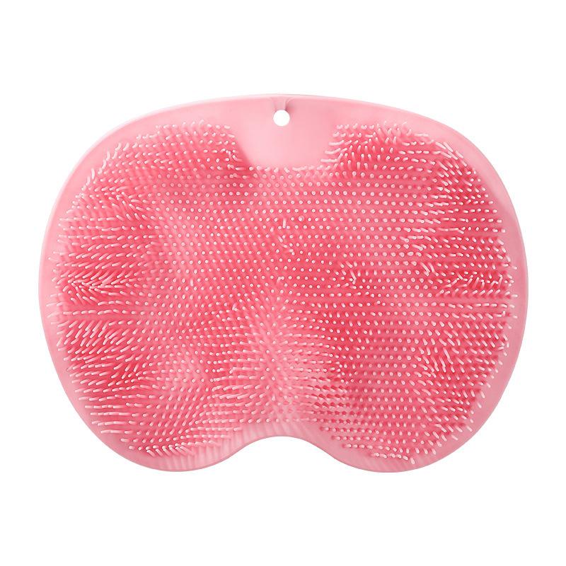 Non-Slip Foot Massage & Wash Mat with Suction Cup for Home Bathroom