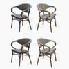 Casual Outdoor Rattan Woven Chair for Garden, Balcony, or Coffee Shop